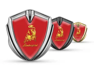 Lamborghini Metall Emblem Abzeichen Rennsport Inspiriert Glänzend